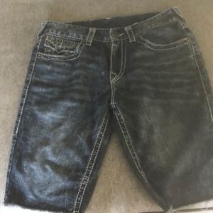 True religion men’s denim shorts size 32